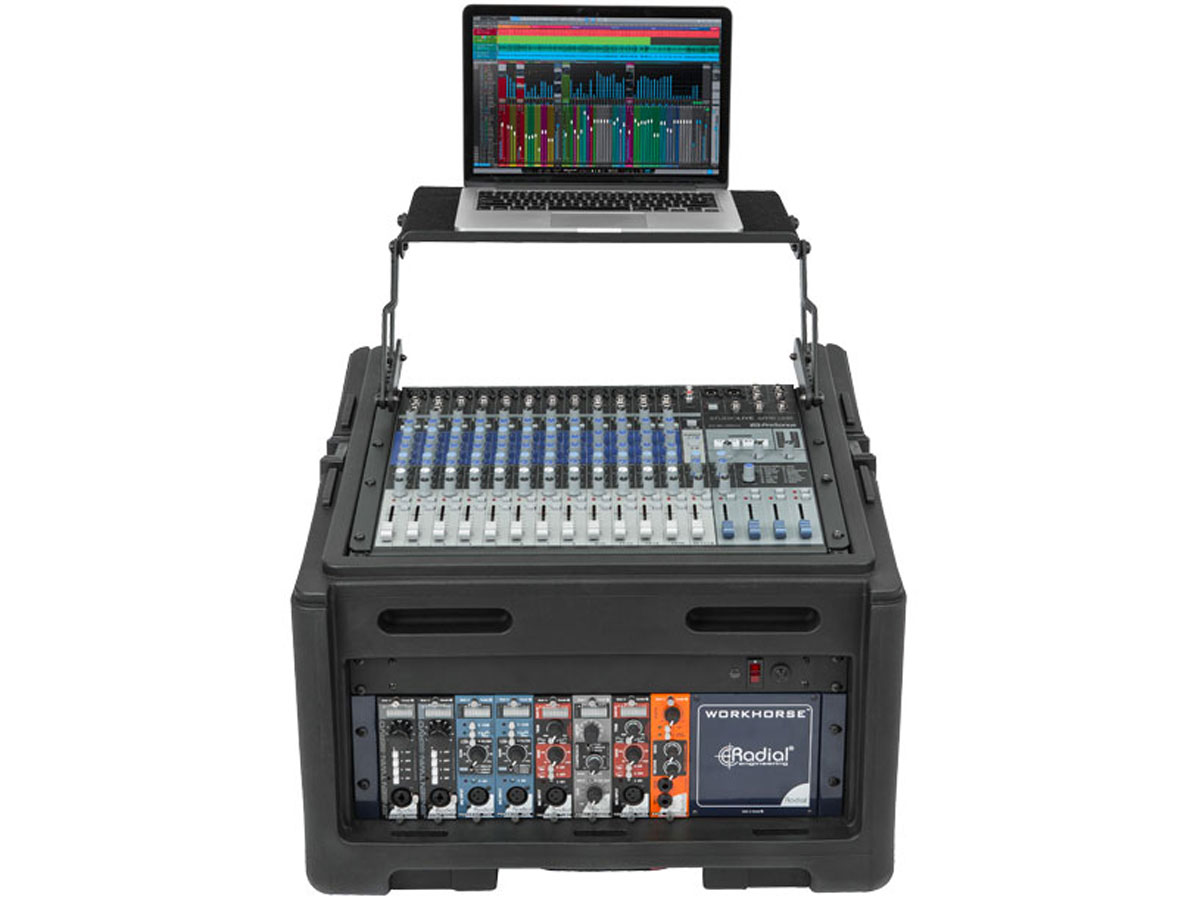SKB Rolling Compact Rig - 10U Top Rack og 4U Front Rack ...